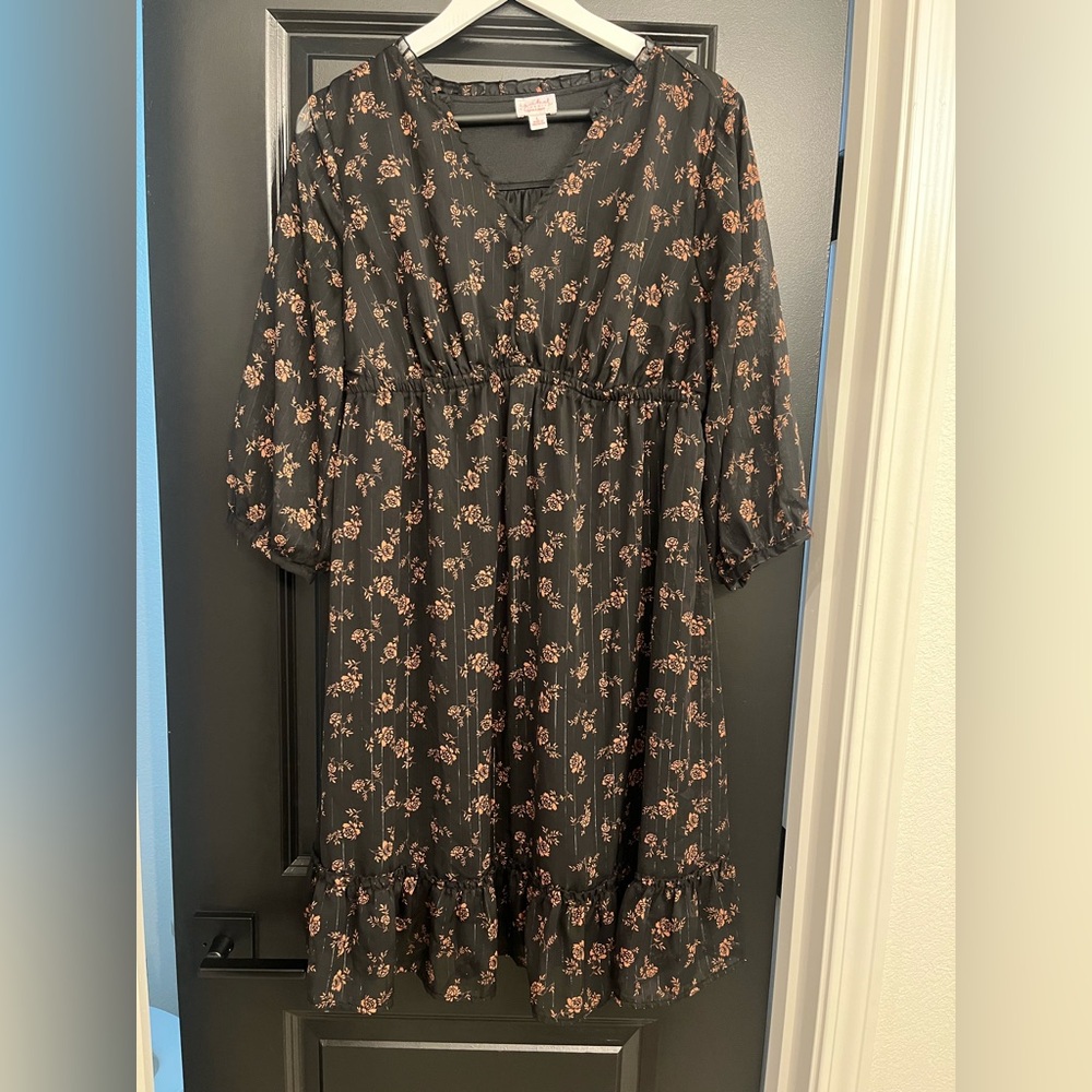 Isabel Maternity floral Dress